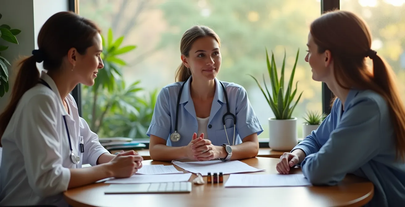 Balance symbolique entre médecine moderne et pratiques énergétiques complémentaires