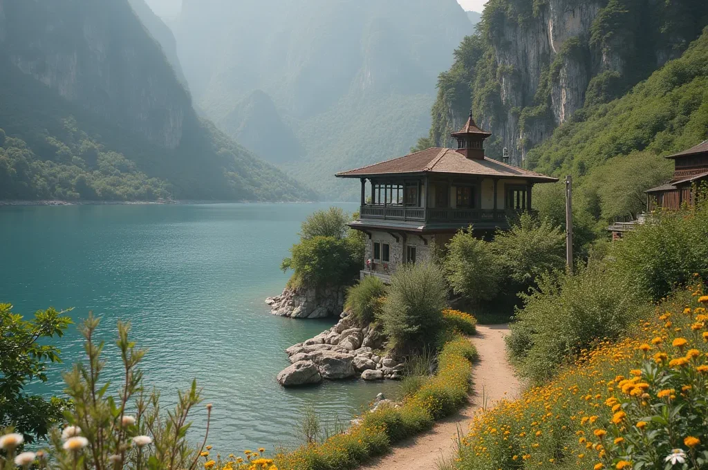Femme pratiquant la respiration consciente, mains sur le ventre et le cœur