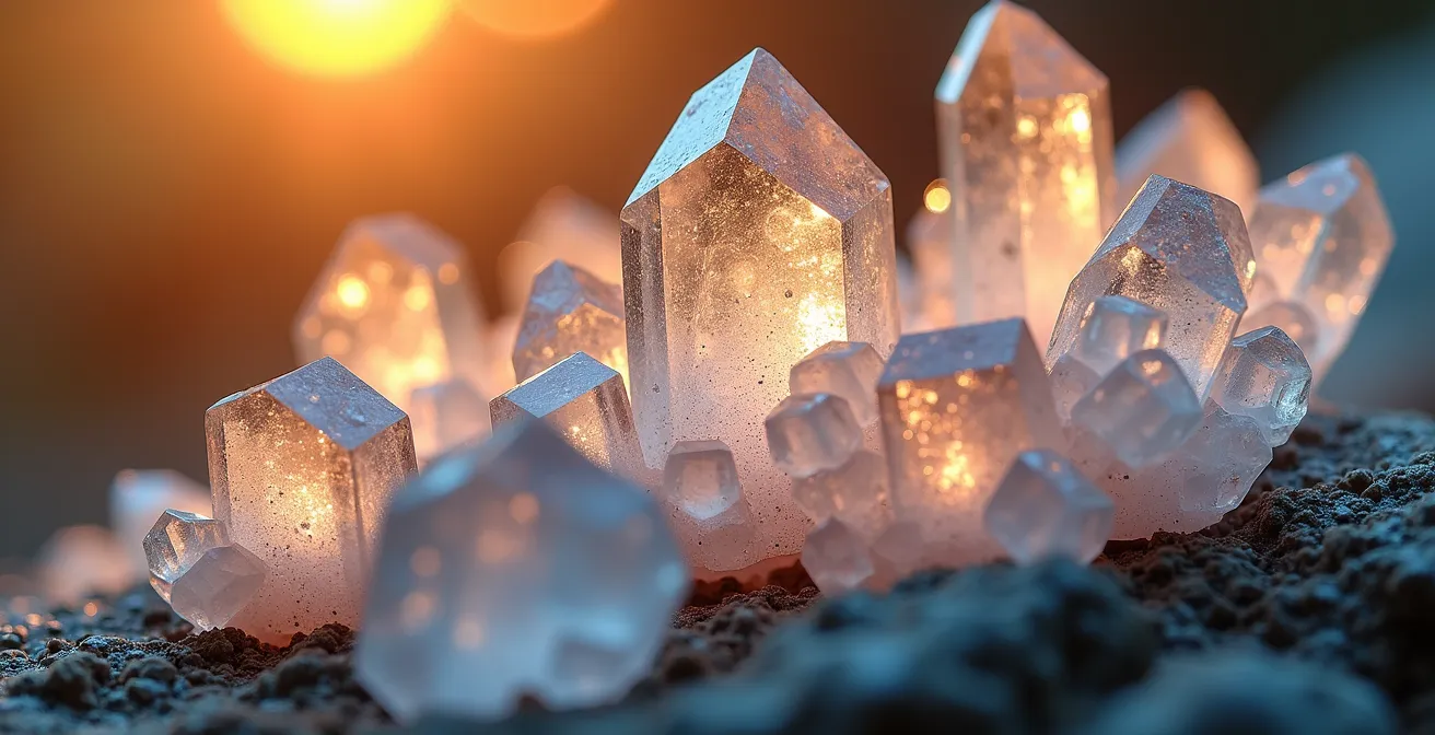 Représentation visuelle du thymus et du chakra du cœur dans leur interaction énergétique