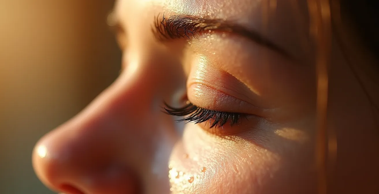 Représentation artistique de l'activation du système nerveux parasympathique lors d'une séance de relaxation profonde